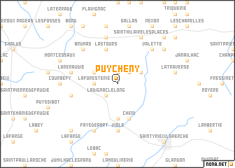map of Puy Cheny