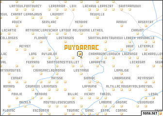 map of Puy-dʼArnac