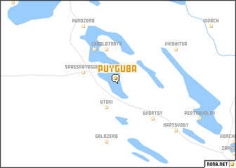 map of Puyguba