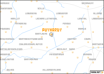 map of Puyhardy
