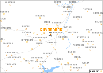 map of Puyŏn-dong