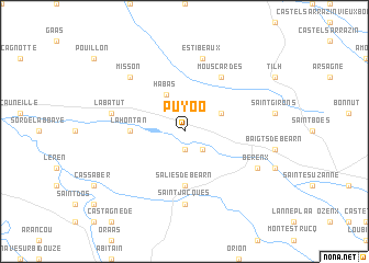 map of Puyoô