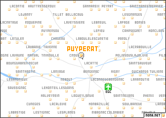 map of Puyperat