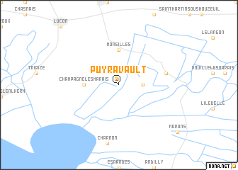 map of Puyravault