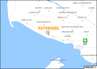map of Puyraveau