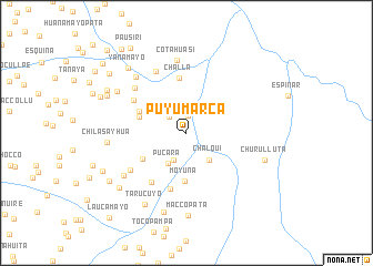 map of Puyumarca