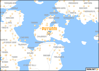 map of Puyun-ni