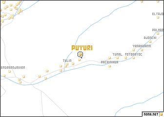 map of Puyuri