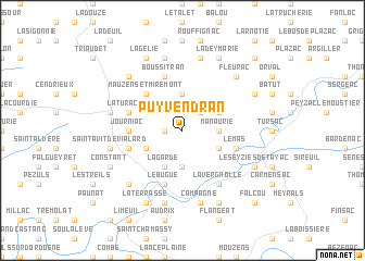 map of Puyvendran