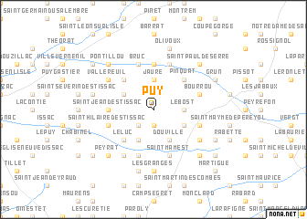 map of Puy
