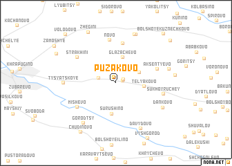 map of Puzakovo