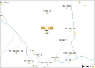 map of Puzane