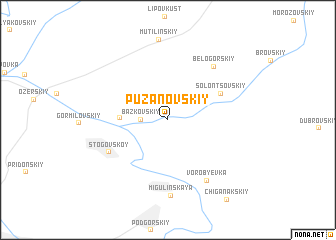 map of Puzanovskiy