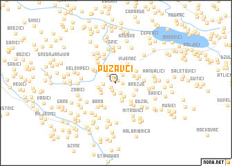 map of Puzavci