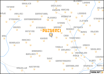 map of Puzderci