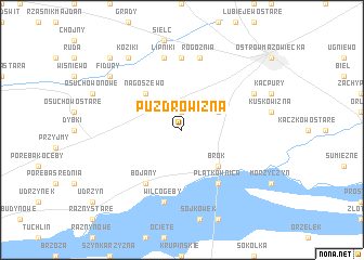 map of Puzdrowizna