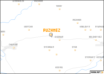 map of Puzhmez\