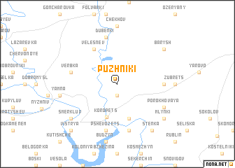 map of Puzhniki