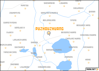 map of Puzhouzhuang