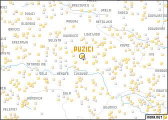 map of Puzići