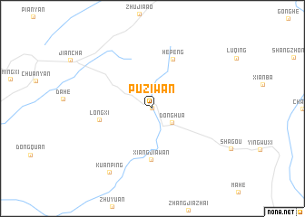 map of Puziwan