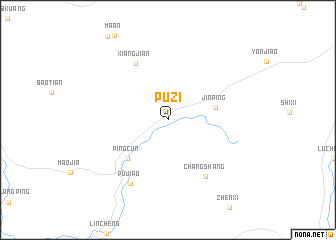 map of Puzi