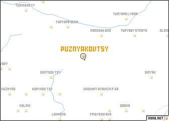 map of Puznyakovtsy