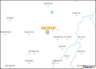 map of Puznya