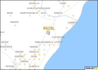 map of Puzol