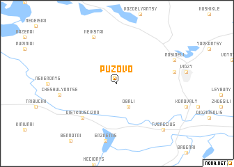 map of Puzovo