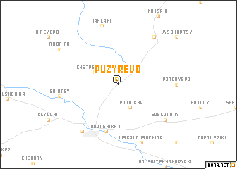 map of Puzyrëvo