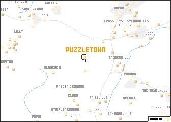 map of Puzzletown