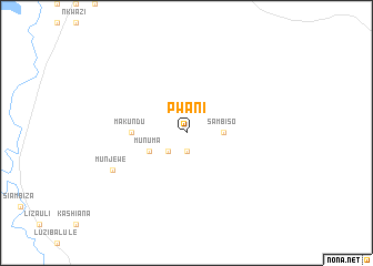 map of Pwani