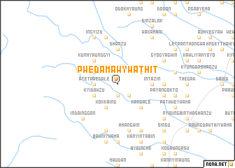 map of Pwèdamaw Ywathit