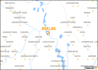 map of Pwelaw