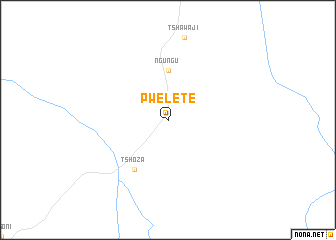 map of Pwelete