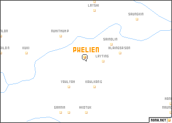 map of Pwelien