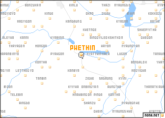 map of Pwethin