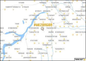 map of Pwezongon