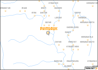 map of Pwindauk