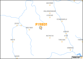 map of Pyabon