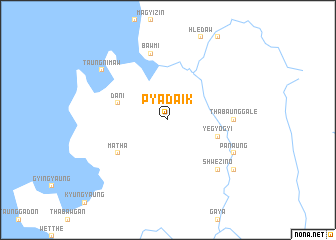 map of Pyādaik