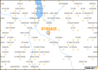 map of Pyadein