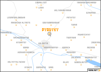 map of P”yadyky