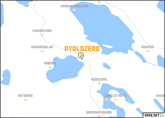 map of Pyalozero