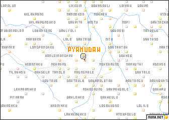 map of Pya-mü-daw