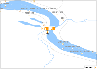 map of Pyanda