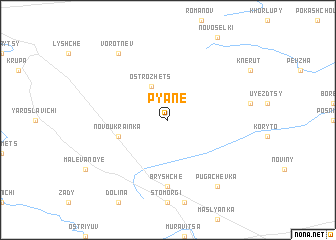 map of Pʼyane