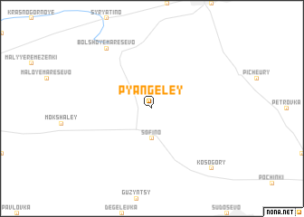 map of Pyangeley