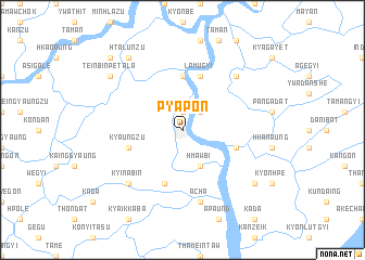map of Pyapon